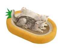 Scratcher dans un bol : meubles pour animaux de compagnie, chat cratch après avoir gratté | Languration de chat de grande taille, Cardboard Cardboard Carters Scratchers Lounge pour jeu de descans