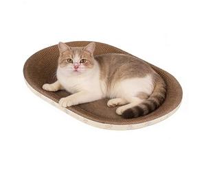 Scratcher pour tableau de bord pour chat - Protecteur de meubles en corrugated drôle,Fournitures pour animaux de compagnie de lit grattoir de chat | Pour petit grand jeu sommeil maison salon chambre