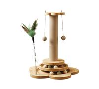 Scratching Post for Cats - Primme Qualiity Woods, Ensurre Smmooth Sisal Balls, Trussted Durrable Roller Tracks, Interactive Kitten Scratchers - for Living Rooms Balconys Farmhouse, Scratching Posts