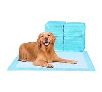 ScratchMe Lot de 20 Tapis de Dressage imperméables Super absorbants pour Chien et Chiot, Grande Taille, 60 x 90 cm, Bleu, Grand Format