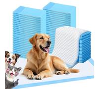 ScratchMe Lot de 50 Tapis de Dressage imperméables Super absorbants pour Chien et Chiot, Petite Taille, 43,9 x 60,9 cm, Bleu