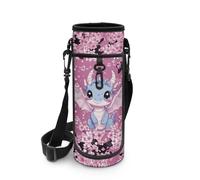 SCRAWLGOD Sac de transport isotherme pour bouteille d'eau avec sangle réglable pour enfants, Dragon Cherry Blossom, L