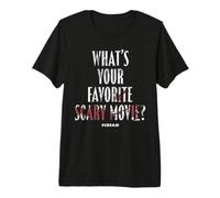 Scream Favorite Scary Movie T-Shirt Haut de Gamme