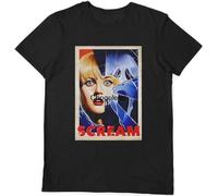 Scream Film Tshirt 90's Vintage Film Poster Unisex Tshirt Retro 90's Print Tee 90's Movie Poster Tee XS Manches Courtes(XX-Large)