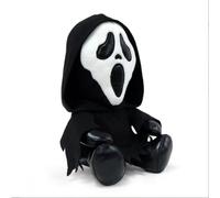 Scream Ghostface Peluche Figurine Monster Horreur Jouet en Peluche Jouet, Porteur est Ici, Terreur Ghost Face Jouet Rempli (Couleur : Noir, Taille : 15 cm)