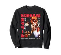 Scream Kanji Poster Collage Vintage 90's Horror Movie Sweatshirt