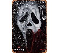 Scream Poster Vintage étain Signe Fer Peinture Plaque Décoration Murale Métal Signe Café Bière Pub Et Homme des Cavernes Rétro Art Affiche 8 * 12 Pouces