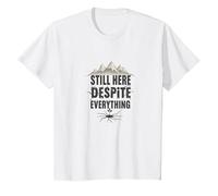 Scream Queen: Les horreurs Persistent mais Aussi T-Shirt, Enfant, Blanc, 6 Ans