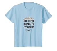 Scream Queen: Les horreurs Persistent mais Aussi T-Shirt, Enfant, Bleu Céleste, 6 Ans