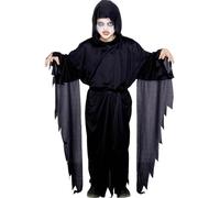 Screamer Ghost Robe, Girls Medium Age 7-9 Bleu