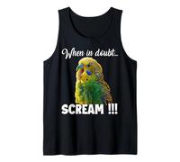 Screaming Budgie T, mème drôle pour Les Amoureux des Oiseaux Débardeur