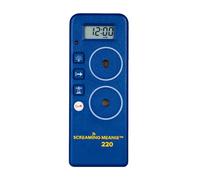 Screaming Meanie Réveil et minuterie 220 | Extrêmement Fort pour Les dormeurs Profonds | Horloge Multifonction | 3 Niveaux sonores (avec Pile 9 V Incluse) - Bleu