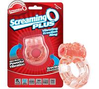 Screaming O Plus Chunky Vibrating Penis Ring Peach
