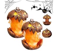 Screaming Pumpkin Head, Lifting and Extendable Talking Scary Pumpkins Lights, Vintage Halloween Mouth Horror Pumpkin Light for Indoor Outdoor Garden Decorations Lover Gift
