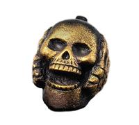 Screaming Whistle, Horror Death Skull Whistle, Resin Sound Maker Toy, Realistic Scream Effect, Fun for Meditation Pranks Games, Ideal for Halloween Adults Kids Decoration