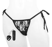 Screaming'o Culotte Dentelle Noire Vibrante 10 Vitesses avec Bague de Contrôle