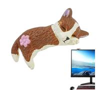 Screen Buddy - Chien | Nettoyant pour moniteur de voiture | 1 Pièces Figurine Animale Portable pour Moniteur de Salon, Embellissement Instantané, Entretien de Voiture Élégant, Marron Blanc Clair Stabl