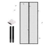 Screen Door Mesh Magnet Auto Closure Garage Porch Balcony Frame