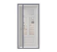 Screen Door - Side Opening Breathable Mesh with Auto Sealing Closure | Magnetic Closure Heavy Duty Magnetic Screen for Patio Apartment Doorway Porch Home Outdoor Balcony Garden Entry