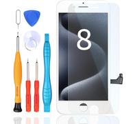 Screen for iPhone 8 LCD 4.7"" FHD Replacement 3D Touch Digitizer Assembly and Repair Kit White (for Models A1863,A1905,A1906) New