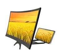 Screen Magnifier for Cell Phone - ABS 12 inch Foldable Curved Screen Amplifier 31x19.5x3cm Mobile Phone Enlarger | Portable Video Watching Movie Night Home Travel Break Party Use for Seniors