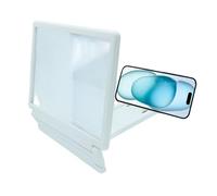 Screen Magnifier for Cell Phone - Smartphone Screen Enlarger, 7-inch 3D Foldable Phone Amplifier Stand, HD Adjustable Angle Mobile Screens Amplifiers for Videos Movies Reading Compatible with Smart