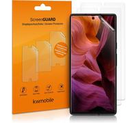 Screen Protector Film Compatible With Google Pixel 6 ¿ Set Of 3 Transparent Plastic Films