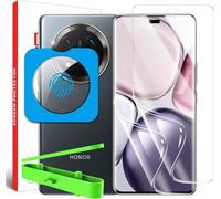 Screen Protector Film For Honor Magic 7 Lite [2+1 Pieces] Flexible Tpu Screen Protector + Tempered Glass Rear Camera Protector Film For Honor Magic 7 Lite