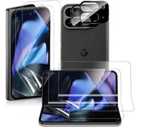 Screen Protector For Google Pixel 9 Pro Fold, [2+2+2 Piece] Tpu Screen Protector Interior + Tpu External Screen Protector + Camera Protector For Google Pixel 9 Pro Fold