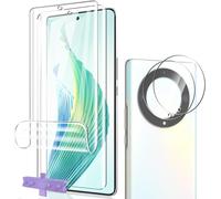 Screen Protector For Honor Magic 5 Lite 2-Piece Flexible Tpu Film + 2-Piece Rear Camera Protector, Bubble-Free Anti-Scratch For Honor Magic 5 Lite Screen Protector