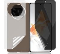 Screen Protector For Huawei Mate X3, Flexible Tpu Anti-Spy 1 Piece And Full Coverage Back Protector 1 Piece, Privacy, Not Tempered Glass For Huawei Mate X3