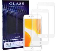 Screen Protector For Iphone 7 / Iphone 8 / Iphone Secolor White [2 Pack] Ultra Strong 9h Tempered Glass, Anti-Scratch, Anti-Fingerprint, High Respontivity, Hd Definition.