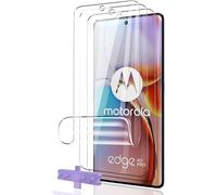 Screen Protector For Motorola Edge 40 Pro Flexible Tpu Film 3 Pieces, Transparent Hd/Bubble-Free/Anti-Scratch/Easy To Install Protection For Motorola Edge 40 Pro Tempered Glass