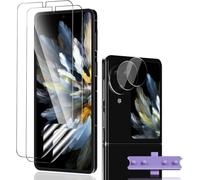 Screen Protector For Oppo Find N3 Flip Flexible Tpu Film 2 Pieces + Rear Camera Protector 2 Pieces, Bubble-Free/Anti-Scratch/Easy To Install For Oppo Find N3 Flip Tempered Glass