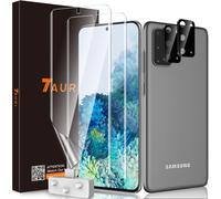 Screen Protector For Samsung Galaxy S20, 2 Pieces S20 Protective Film Tpu+ 2 Pieces S20 Rear Camera Protector, [No Bubble] Hd Transparent Film