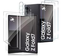 Screen Protector For Samsung Galaxy Z Fold 7, 2 Pcs 9h Hardness Front + Flexible Inside + Rear Camera Protector, Hd Bubble-Free Film