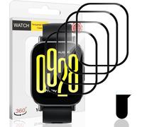Screen Protector For Xiaomi Watch 5 Active Tempered Glass, 4 Pieces Hd Anti-Scratch Protective Film Composite Tpu Soft Film Protector Compatible With Xiaomi Watch 5 Active