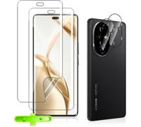 Screen Protector + Rear Camera Protector Compatible With Honor 200 Pro, Cover Screen Protector, [2 + 2 Pieces] Non-Glass, Flexible Tpu Film For Honor 200 Pro