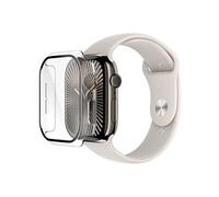 Belkin ScreenForce TemperedCurve Protection Apple Watch Series 10 46mm, protection d'écran 2-en-1, coque pour Apple Watch 10, protection à 360˚, verre trempé d'indice 9H, 46mm, transparent