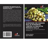 Screening Dei Marker Rga In Mungbean Contro La Malattia Mosaica Gialla