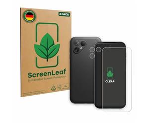 ScreenLeaf 2 Pièces Film de protection d'écran pour Fairphone 5 (Avant+Caméra) [ Écologique, Clear, Anti-Rayures]