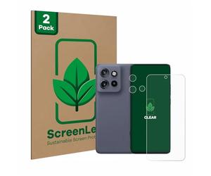ScreenLeaf 2 Pièces Film de protection d'écran pour Motorola Edge 50 Neo (Avant+Caméra) [ Écologique, Clear, Anti-Rayures]