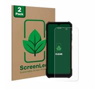 ScreenLeaf 2 Pièces Film de protection d'écran pour myPhone Hammer Construction 2 Thermal 5G [Protection d'écran, Clear]