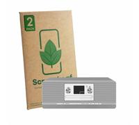 ScreenLeaf Film Protection pour TechniSat Digitradio 372 CD | 2 Pièces Clair Protection d'écran Made in Germany Anti-Rayures Pas de Bulles