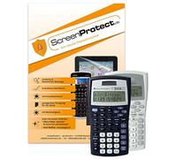 ScreenProtect UltraClear Film de protection d'écran pour TI-30 X II B & TI-30 X II S avec raclette et chiffon microfibre