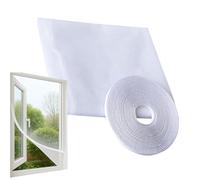Screens Window, Sliding Door Window Fly Screen Netting, Adhesive Replacement Parts, Sturdy Build for Bedroom Home Frame Living Room Balcony Enclosures Apartments, 150x130x0.2cm
