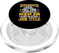 Screenwriter Job Title - Funny Scenarist Scriptwriter PopSockets PopGrip pour MagSafe