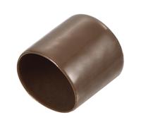 Screw Covers Caps, 15pcs Rubber End 16mm ID Vinyl Round Cap Cover Thread Protectors Blue(Brown,30mm)