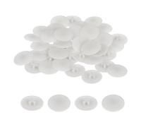 Screw Covers Caps, 160PCS Cap, 17mm Waterproof Plastic Decorative for Phillips Cam Lock Nuts Self-Tapping Screws, Khaki(Light Gray)