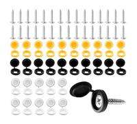 Screw Covers Caps - Hinged Nails Cover | Water-Resistant 0n Screw Cap | durble For Cabinet Wire Management, Furniture, Automotive, Cabinets, Industrial And Home Improvement Project